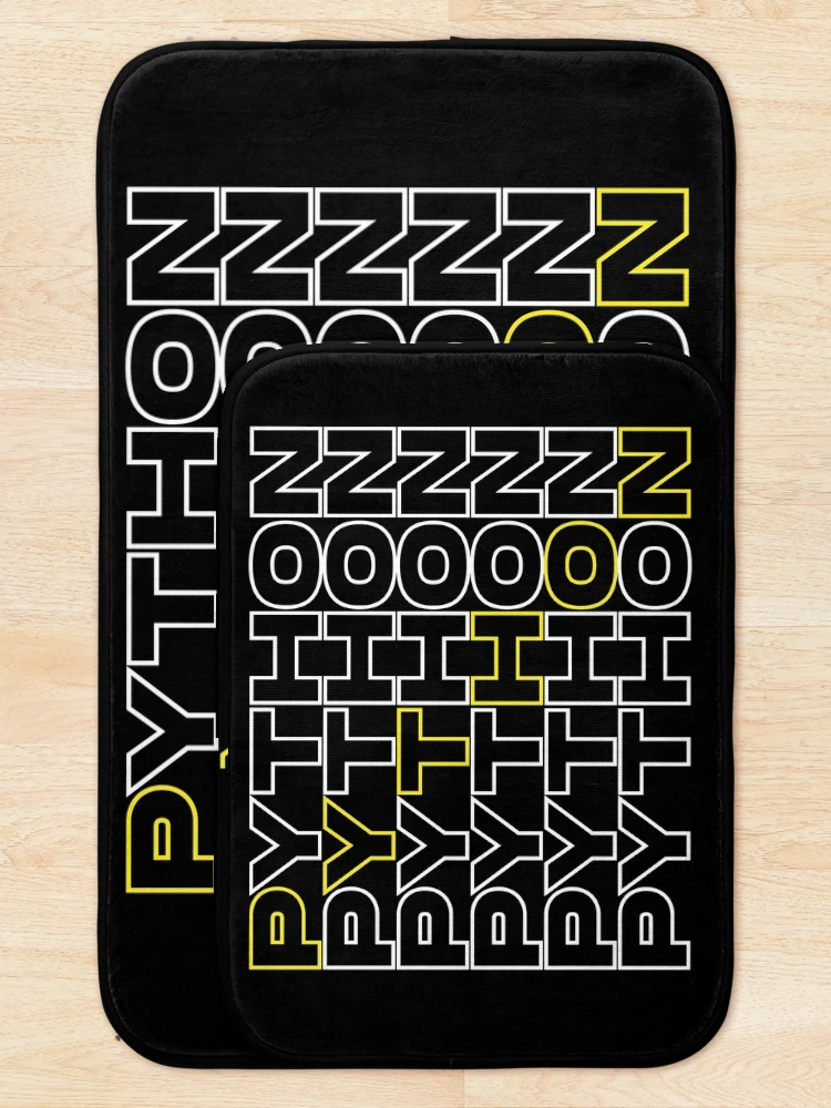Thumbnail 5 of 6, Bath Mat, Python - gift for python lovers designed and sold by gook78.