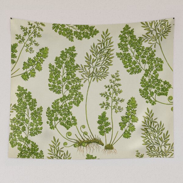 Item preview, Little ferns, botanical designed and sold by LeAllureVintage.