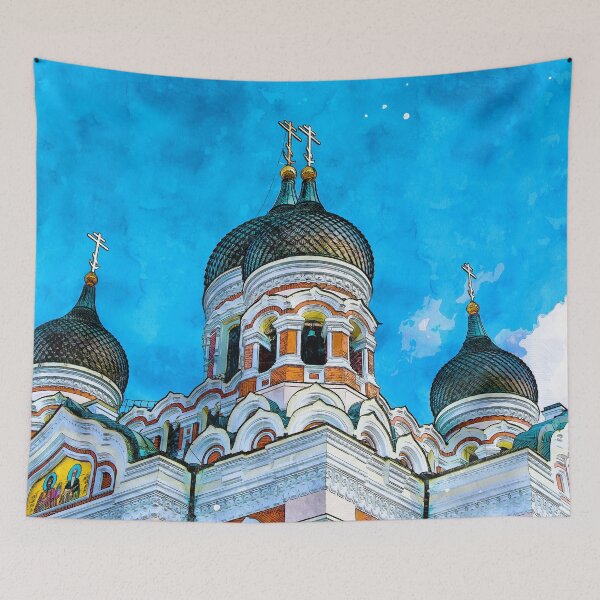 Item preview, Gazing up at the Alexander Nevsky Cathedral designed and sold by ReimaginedWorld.