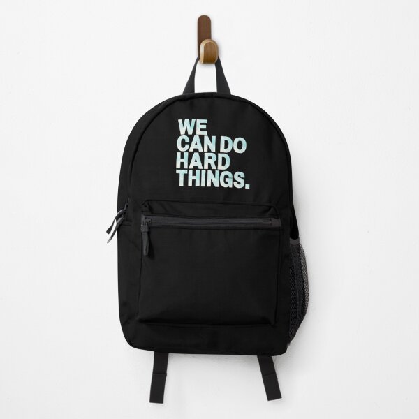 Item preview, We Can Do Hard Things | Blue Watercolor designed and sold by KarolinaPaz.
