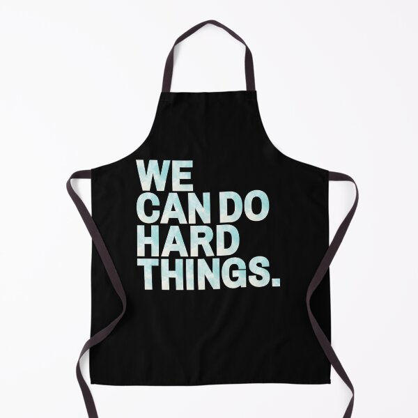 Item preview, We Can Do Hard Things | Blue Watercolor designed and sold by KarolinaPaz.