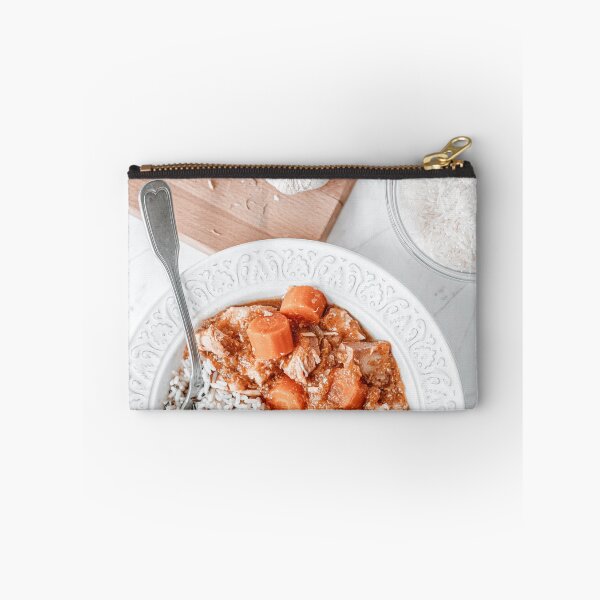 Item preview, Sweet Apricot Chicken and Wild Rice, Asian Food Photography Print, Kitchen Restaurant Cuisine Art Print designed and sold by radub85.