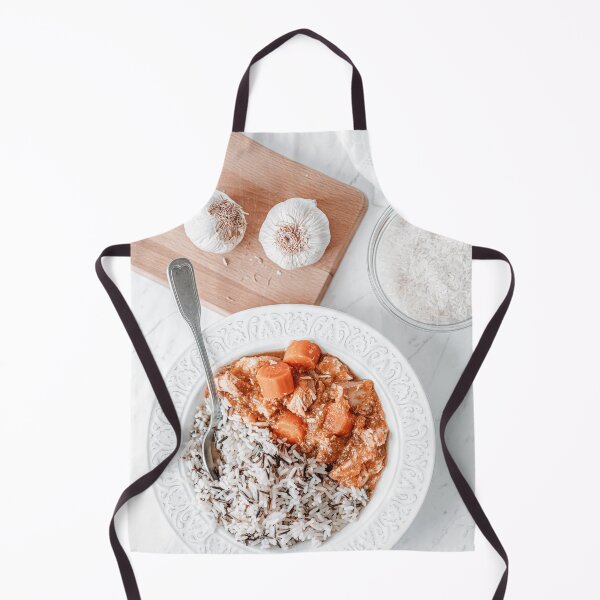 Item preview, Sweet Apricot Chicken and Wild Rice, Asian Food Photography Print, Kitchen Restaurant Cuisine Art Print designed and sold by radub85.