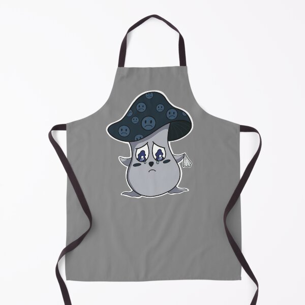 Item preview, Cute Mushy Mushroom Funghi Art 004 - Grey Background designed and sold by Diamantina-ai.