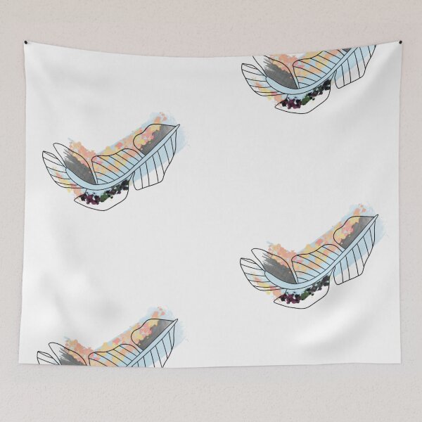 Item preview, Leaf on watercolor designed and sold by gavayka.