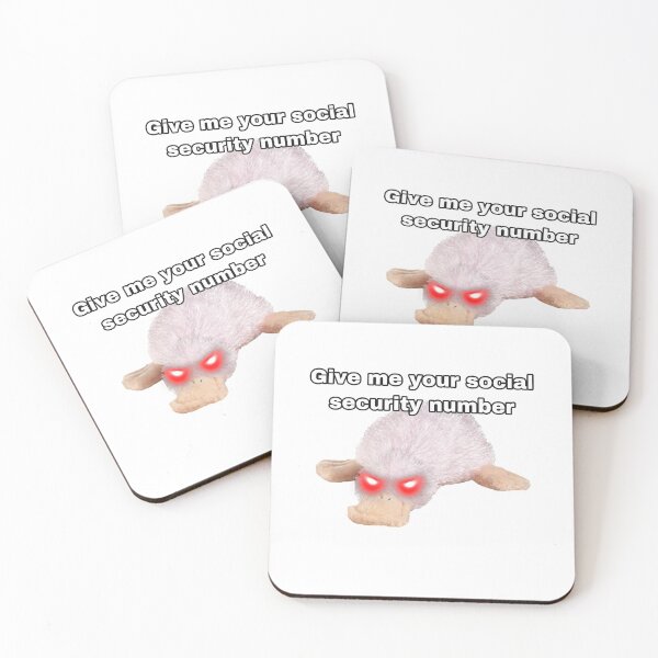 Item preview, Webkinz waddles give me your social security number meme designed and sold by dyslsexyia.