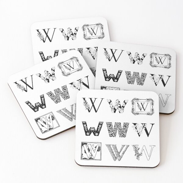 Item preview, Letter W Sticker Pack designed and sold by M-Artie.