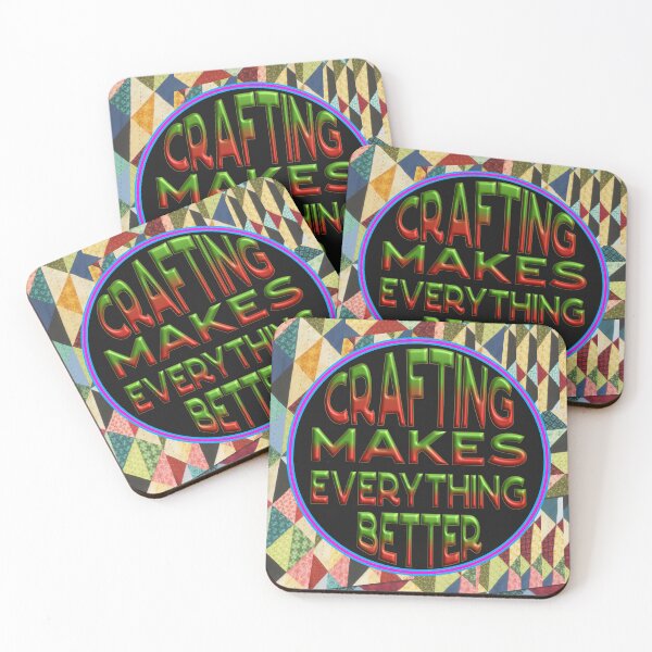 Item preview,   FUNNY PATCHWORK - CRAFTING MAKES EVERYTHING BETTER designed and sold by Ralek.