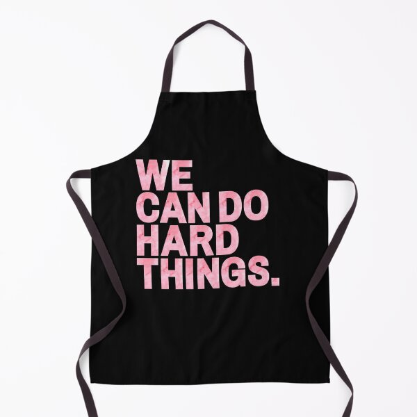 Item preview, We Can Do Hard Things | Pink Watercolor designed and sold by KarolinaPaz.