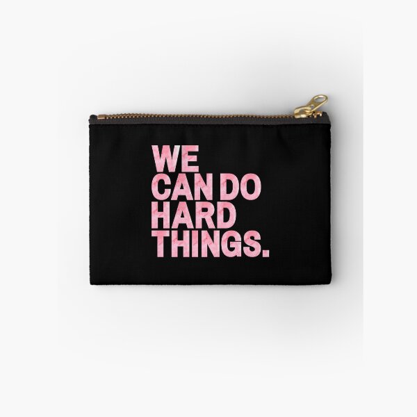 Item preview, We Can Do Hard Things | Pink Watercolor designed and sold by KarolinaPaz.