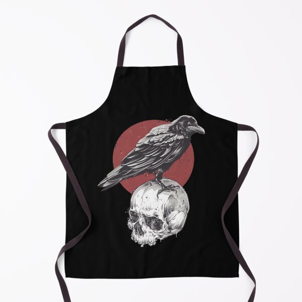 Item preview, Cuervo negro vintage en calavera Cuervo negro con calavera designed and sold by enjoytheshirt.