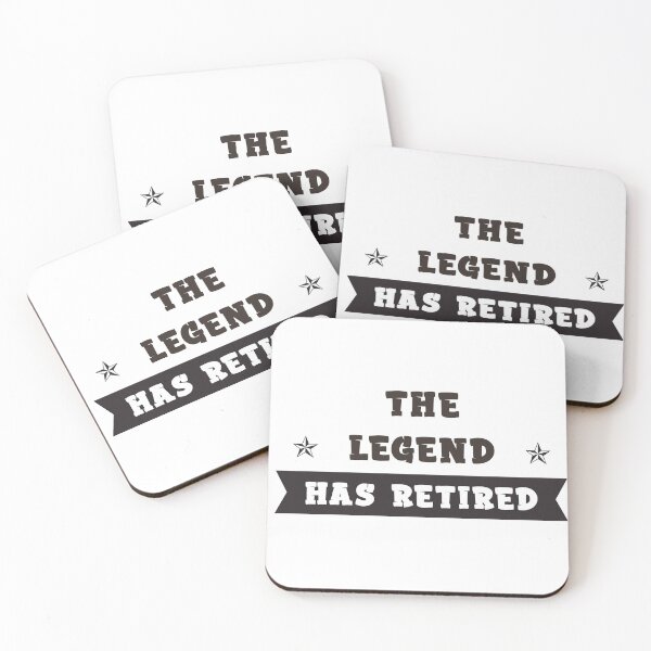 Item preview, The Legend Has Retired, Funny retirement gift designed and sold by AnsDesigns.