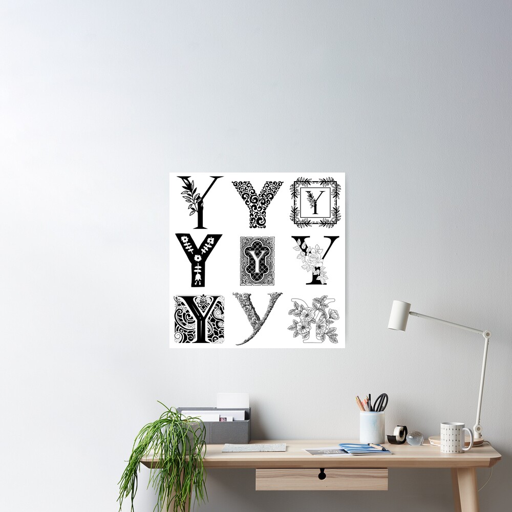 Letter Y Sticker Pack Poster for Sale by M-Artie