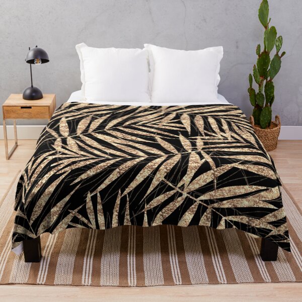 Item preview, Gold Palm Leaves Black Elegant Design designed and sold by InovArtS.