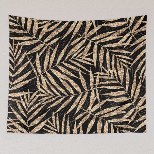 Item preview, Gold Palm Leaves Black Elegant Design designed and sold by InovArtS.