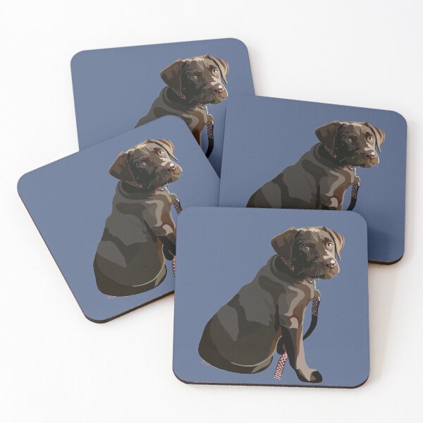 Item preview, Chocolate Lab - Pet portrait designed and sold by kate owens designs.