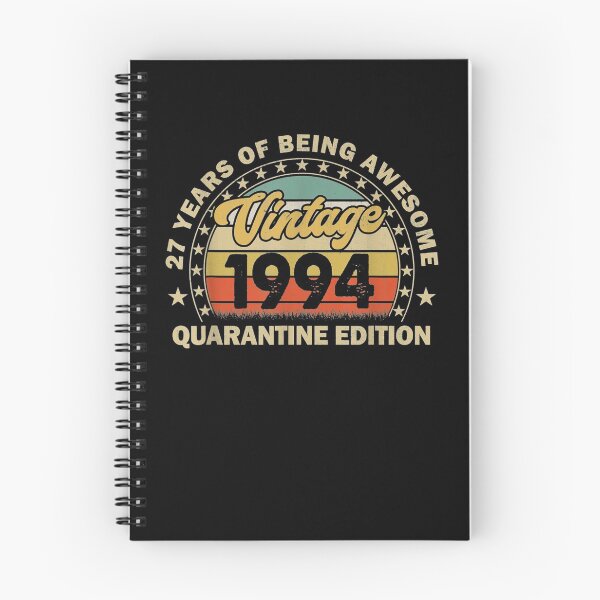 Item preview, 27 Years Old 1994 Vintage Retro 27th Quarantine Birthday  designed and sold by manidala.