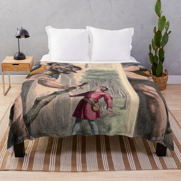 Item preview, Jack the Giant killer vintage artwork illustration designed and sold by Vintage Designs +.