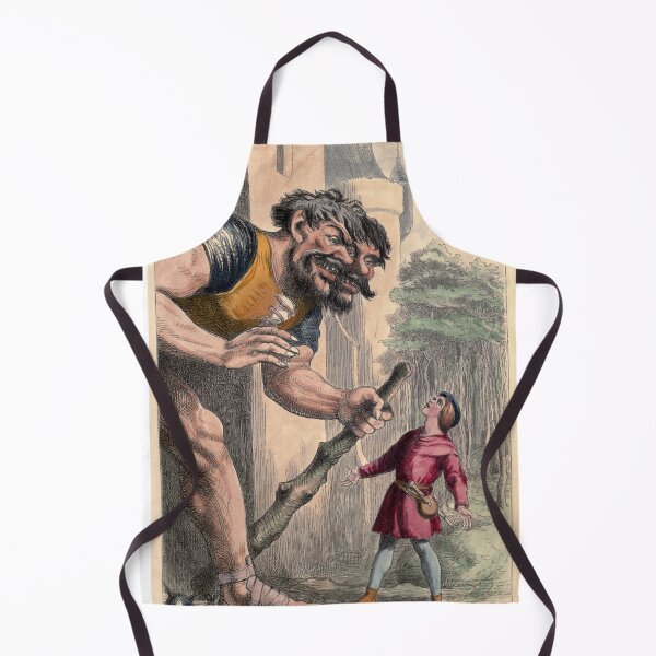 Item preview, Jack the Giant killer vintage artwork illustration designed and sold by Vintage Designs +.