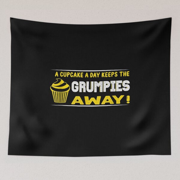 Item preview, A Cupcake A Day Grumpies Baker Baking Pastry Chef Present  designed and sold by manidala.