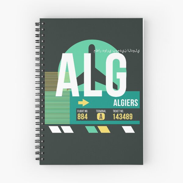 Item preview, Algiers (ALG) Airport Code Baggage Tag designed and sold by SLAG-Creative.
