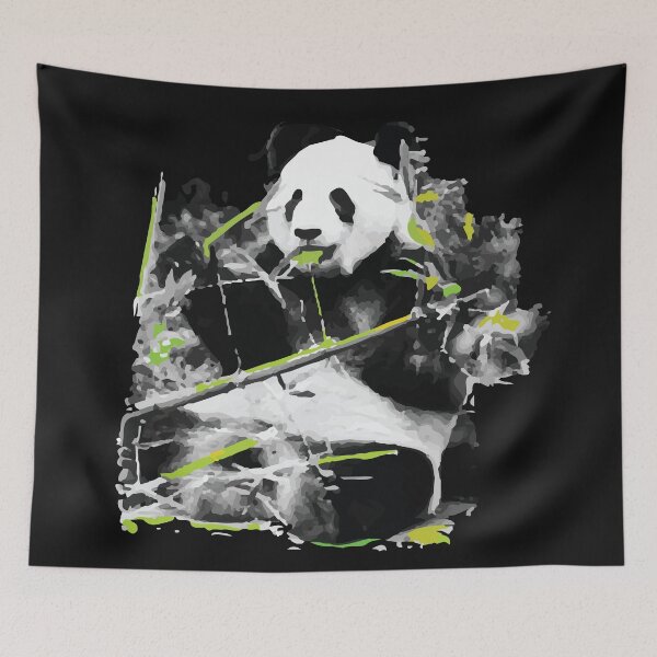 Item preview, Panda in bamboo forest designed and sold by Soumita.