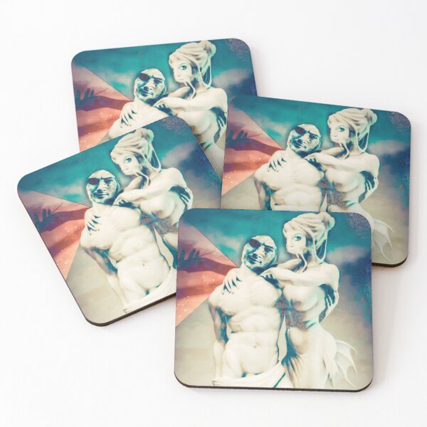 Item preview, Blue Statues  designed and sold by ROMANGREENART.