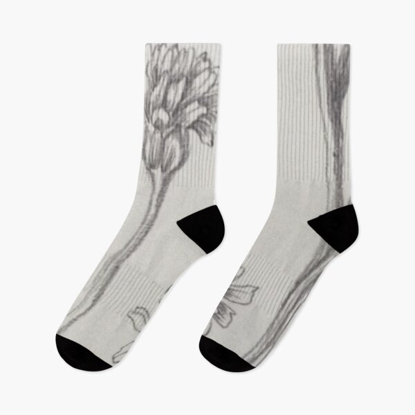 Item preview, Grey & white Floral Foliage designed and sold by WearWolfDesigns.