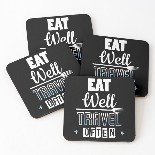Item preview, Eat Well Travel Often designed and sold by SmartStyle.