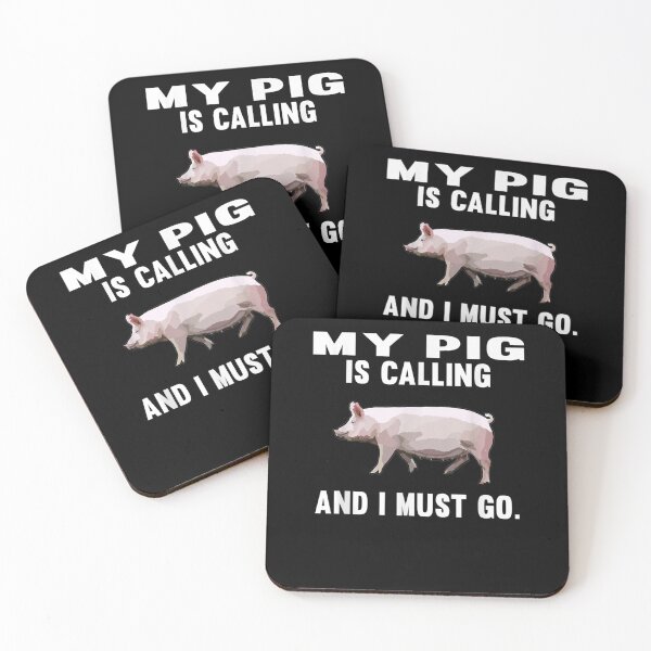 Item preview, Funny My Pig Is Calling And I Must Go Farm Animal  designed and sold by manidala.
