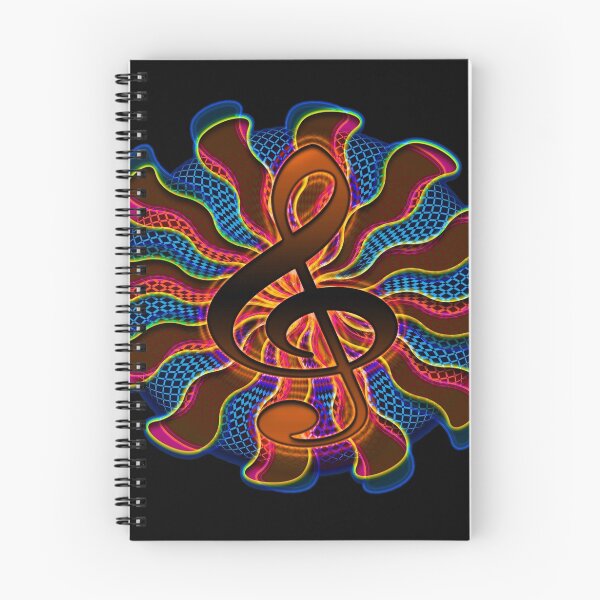 Item preview, Sunset Treble Clef / G Clef Music Symbol designed and sold by VisionQuestArts.