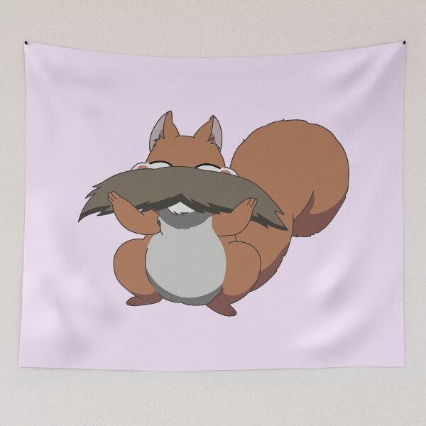 Item preview, Ao the Squirrel with a Moustache designed and sold by KinkyKaiju.