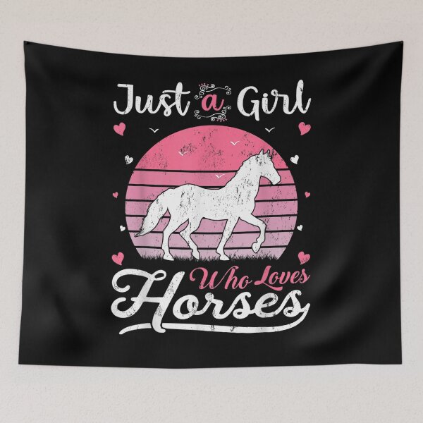 Item preview, Just A Girl Who Loves Horses  designed and sold by manidala.