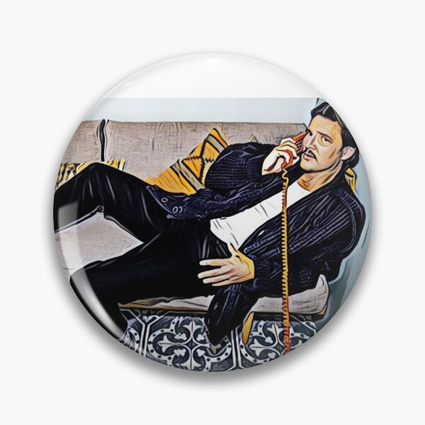 Item preview, Pedro Pascal Is Calling You Digital Paint Art designed and sold by ecdato.