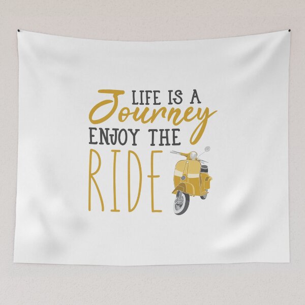 Item preview, Life Is a Journey Enjoy The Ride designed and sold by SmartStyle.