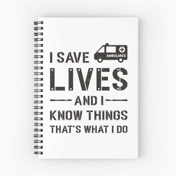 Item preview, I Save Lives Ambulance Driver Paramedic Hospital designed and sold by tshirtconcepts.