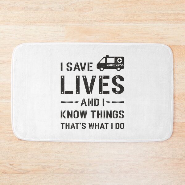 Item preview, I Save Lives Ambulance Driver Paramedic Hospital designed and sold by tshirtconcepts.