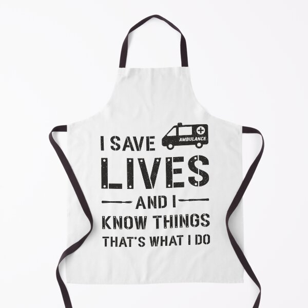 Item preview, I Save Lives Ambulance Driver Paramedic Hospital designed and sold by tshirtconcepts.