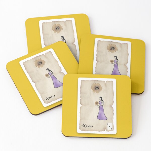 Item preview, Lenormand Woman Card - Hand Drawn designed and sold by TheMaverickSage.