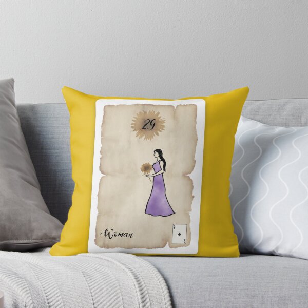 Item preview, Lenormand Woman Card - Hand Drawn designed and sold by TheMaverickSage.