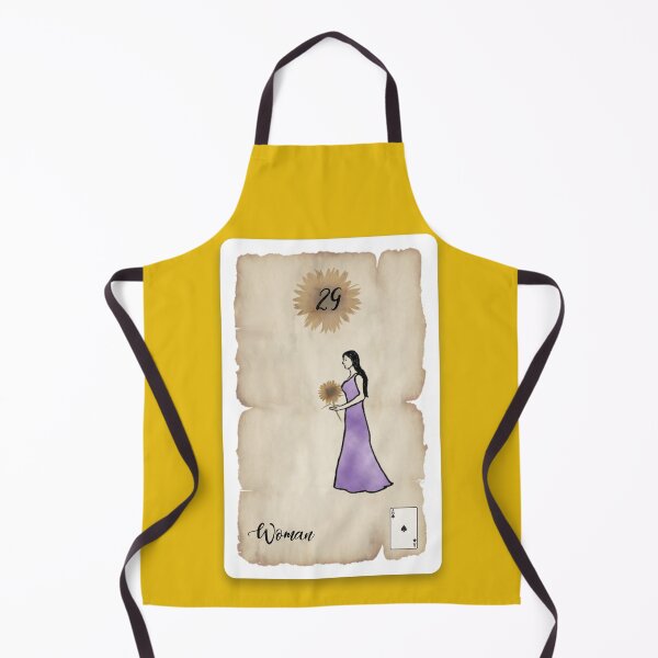Item preview, Lenormand Woman Card - Hand Drawn designed and sold by TheMaverickSage.