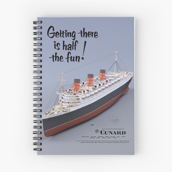 Item preview, RMS Queen Mary - Cunard Line (fictional poster) designed and sold by Historical Ocean Liners.