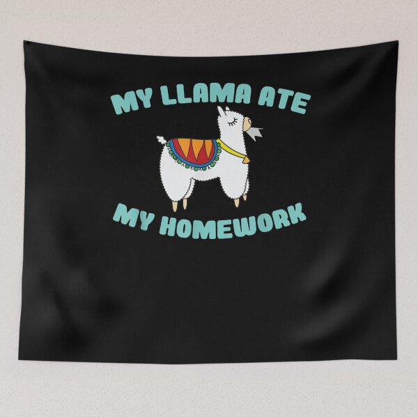 Item preview, My Llama Ate My Homework  designed and sold by manidala.