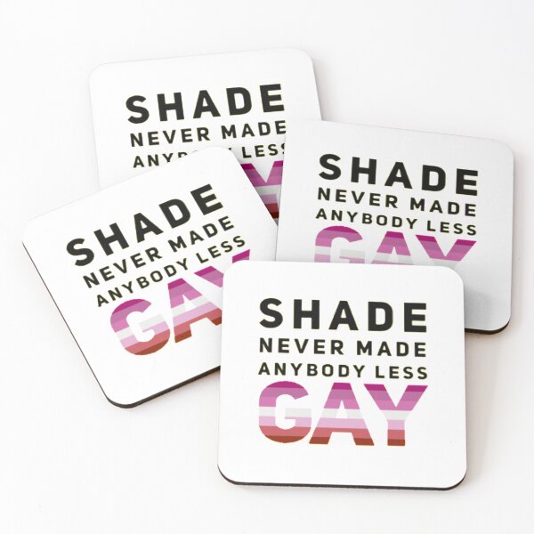 Item preview, Shade Never Made Anybody Less Lesbian (White) designed and sold by UnicornPeeps.