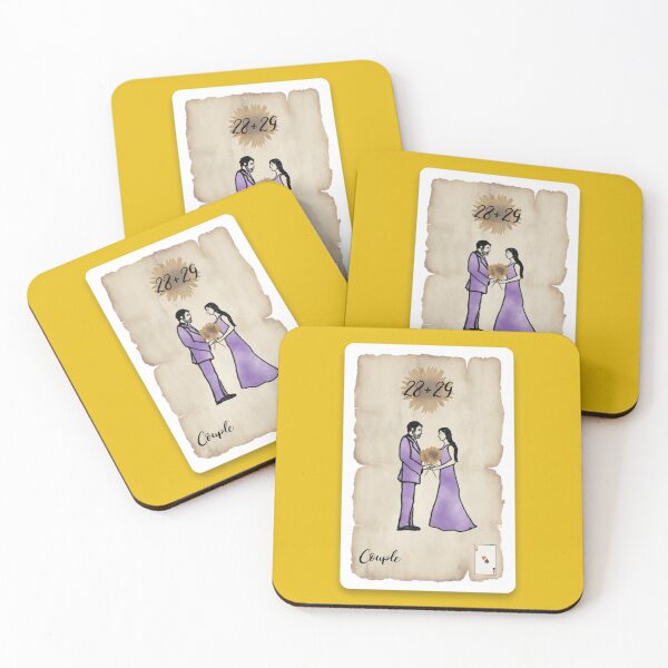 Item preview, Lenormand Couple Custom Card - Hand Drawn designed and sold by TheMaverickSage.