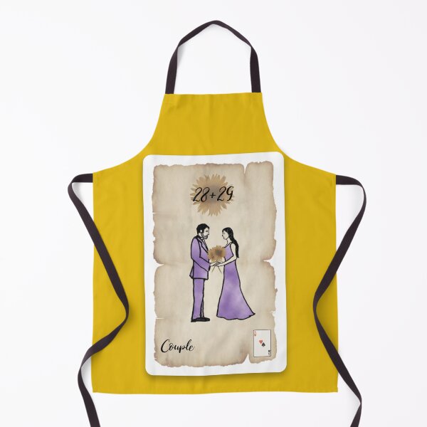 Item preview, Lenormand Couple Custom Card - Hand Drawn designed and sold by TheMaverickSage.