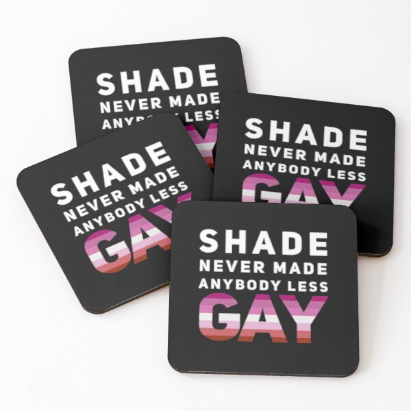 Item preview, Shade Never Made Anybody Less Lesbian (Black) designed and sold by UnicornPeeps.