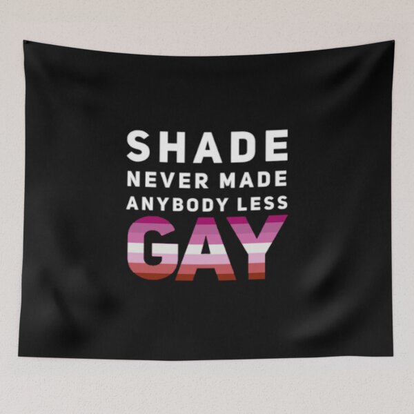 Item preview, Shade Never Made Anybody Less Lesbian (Black) designed and sold by UnicornPeeps.
