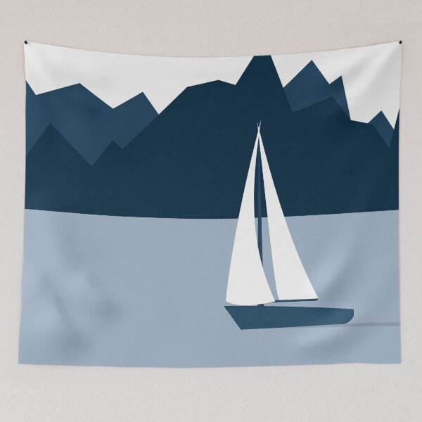 Item preview, Pacific Northwest Sailboat designed and sold by MIDdesigns.