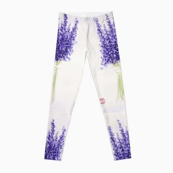 Lavender Bouquet Leggings